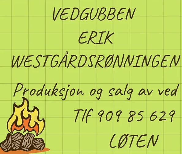 Vedgubben Westgårdsrønningen Vedutsalg, Løten - 1