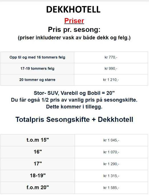 Lier Dekk og Felg AS Felger, Bildekk, Lier - 1