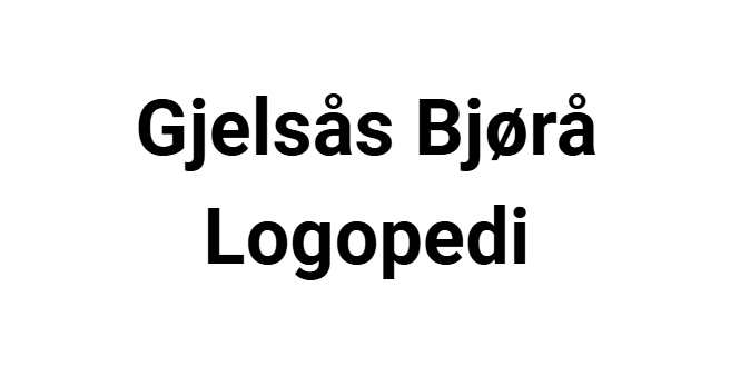 Gjelsås Bjorå Logopedi Helsetjeneste, Kristiansand - 1